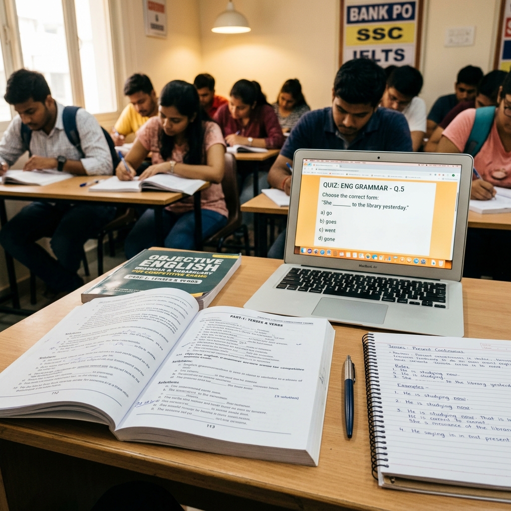Focused Study Desk Environment